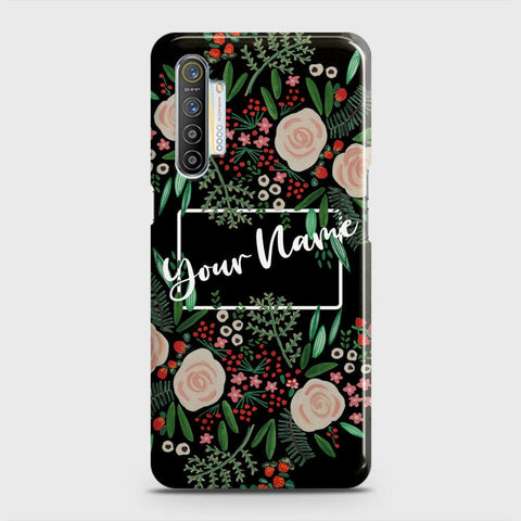Realme XT Cover - Floral Series - Matte Finish - Snap On Hard Case with LifeTime Colors Guarantee