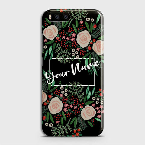 Xiaomi Mi 6  Cover - Floral Series - Matte Finish - Snap On Hard Case with LifeTime Colors Guarantee