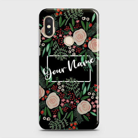 Xiaomi Mi 8 Cover - Floral Series - Matte Finish - Snap On Hard Case with LifeTime Colors Guarantee