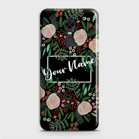 Xiaomi Redmi 5  Cover - Floral Series - Matte Finish - Snap On Hard Case with LifeTime Colors Guarantee