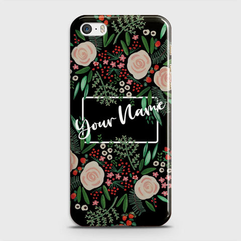 iPhone 5 Cover - Floral Series - Matte Finish - Snap On Hard Case with LifeTime Colors Guarantee