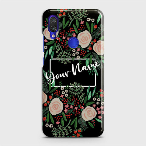 Xiaomi Redmi Note 7 Pro Cover - Floral Series - Matte Finish - Snap On Hard Case with LifeTime Colors Guarantee