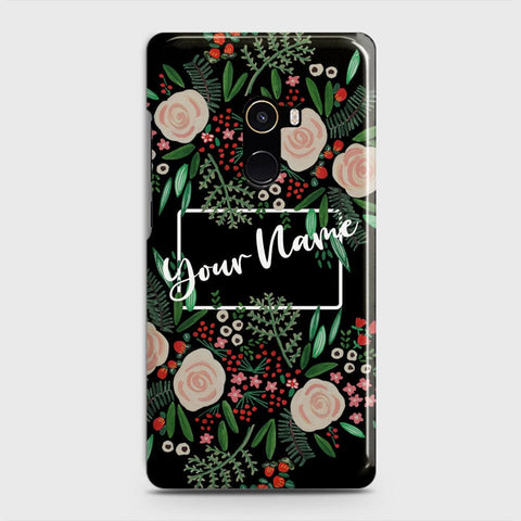 Xiaomi Mi Mix 2 Cover - Floral Series - Matte Finish - Snap On Hard Case with LifeTime Colors Guarantee
