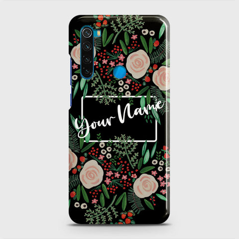 Xiaomi Redmi Note 8 Cover - Floral Series - Matte Finish - Snap On Hard Case with LifeTime Colors Guarantee