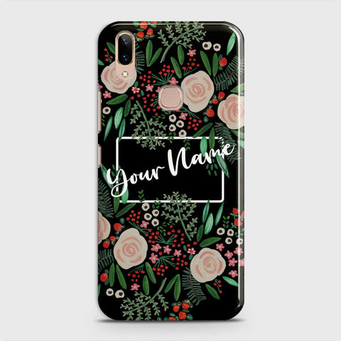 Vivo V9 / V9 Youth Cover - Floral Series - Matte Finish - Snap On Hard Case with LifeTime Colors Guarantee
