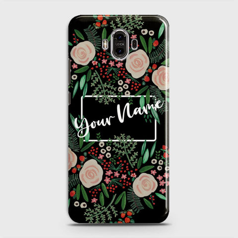 Huawei Mate 10 Cover - Floral Series - Matte Finish - Snap On Hard Case with LifeTime Colors Guarantee