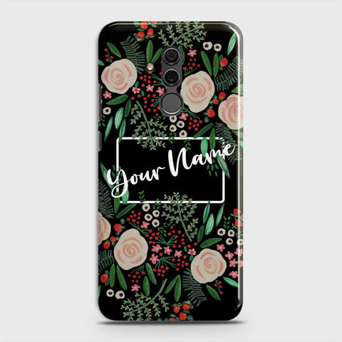 Huawei Mate 20 Lite Cover - Floral Series - Matte Finish - Snap On Hard Case with LifeTime Colors Guarantee