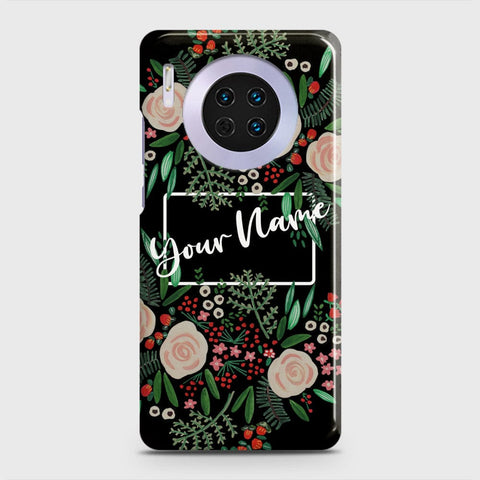 Huawei Mate 30 Cover - Floral Series - Matte Finish - Snap On Hard Case with LifeTime Colors Guarantee