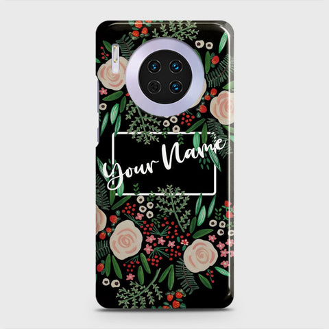 Huawei Mate 30 Cover - Floral Series - Matte Finish - Snap On Hard Case with LifeTime Colors Guarantee