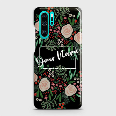 Huawei P30 Pro Cover - Floral Series - Matte Finish - Snap On Hard Case with LifeTime Colors Guarantee