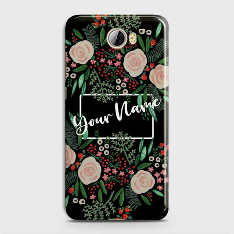 Huawei Y5 II Cover - Floral Series - Matte Finish - Snap On Hard Case with LifeTime Colors Guarantee