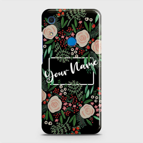 Huawei Y6s 2019 Cover - Floral Series - Matte Finish - Snap On Hard Case with LifeTime Colors Guarantee