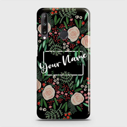 Huawei Y7p  Cover - Floral Series - Matte Finish - Snap On Hard Case with LifeTime Colors Guarantee