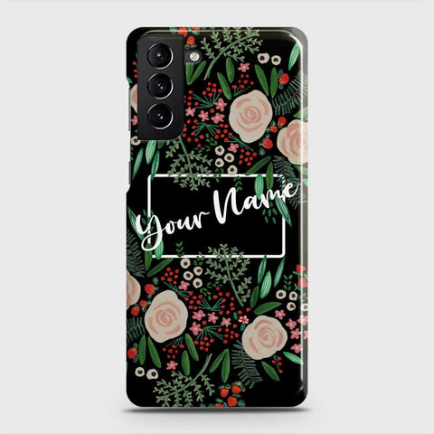 Samsung Galaxy S21 Plus 5G Cover - Floral Series - Matte Finish - Snap On Hard Case with LifeTime Colors Guarantee
