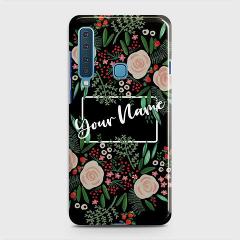 Samsung Galaxy A9 2018 Cover - Floral Series - Matte Finish - Snap On Hard Case with LifeTime Colors Guarantee