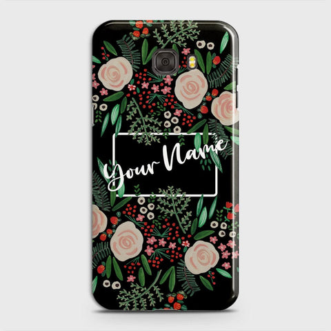 Samsung Galaxy C5 Cover - Floral Series - Matte Finish - Snap On Hard Case with LifeTime Colors Guarantee