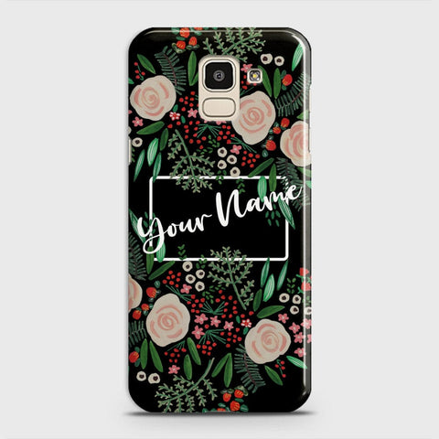 Samsung Galaxy J6 2018 Cover - Floral Series - Matte Finish - Snap On Hard Case with LifeTime Colors Guarantee