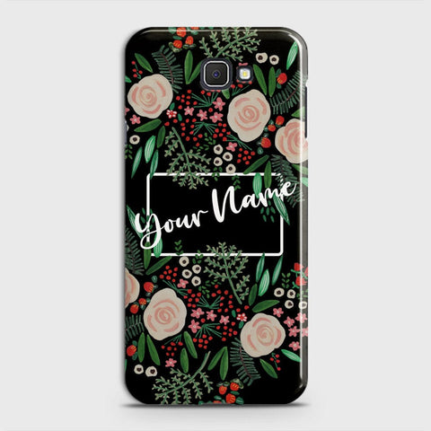 Samsung Galaxy J7 Prime 2 Cover - Floral Series - Matte Finish - Snap On Hard Case with LifeTime Colors Guarantee
