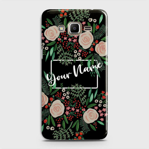 Samsung Galaxy J7 2015 Cover - Floral Series - Matte Finish - Snap On Hard Case with LifeTime Colors Guarantee