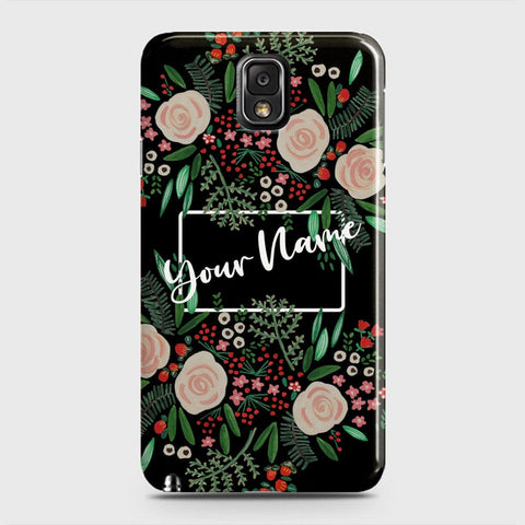 Samsung Galaxy Note 3 Cover - Floral Series - Matte Finish - Snap On Hard Case with LifeTime Colors Guarantee