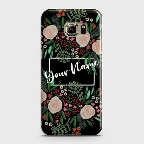 Samsung Galaxy S6 Cover - Floral Series - Matte Finish - Snap On Hard Case with LifeTime Colors Guarantee