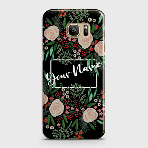 Samsung Galaxy S7 Cover - Floral Series - Matte Finish - Snap On Hard Case with LifeTime Colors Guarantee