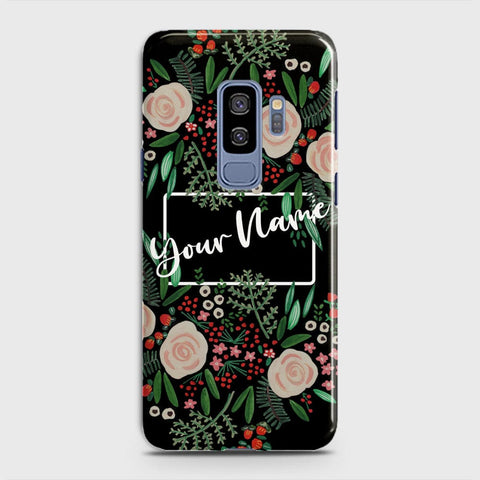 Samsung Galaxy S9 Plus Cover - Floral Series - Matte Finish - Snap On Hard Case with LifeTime Colors Guarantee