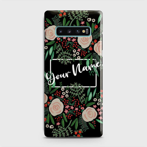 Samsung Galaxy S10 Cover - Floral Series - Matte Finish - Snap On Hard Case with LifeTime Colors Guarantee