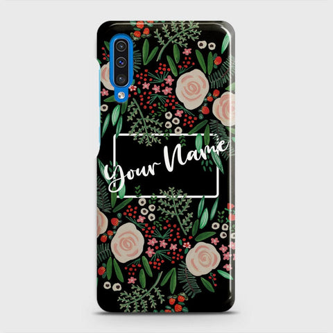 Samsung Galaxy A30s Cover - Floral Series - Matte Finish - Snap On Hard Case with LifeTime Colors Guarantee