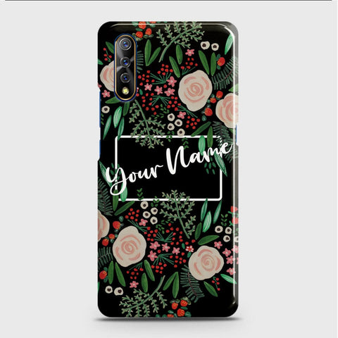 Vivo S1 Cover - Floral Series - Matte Finish - Snap On Hard Case with LifeTime Colors Guarantee