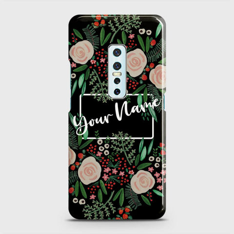 Vivo V17 Pro Cover - Floral Series - Matte Finish - Snap On Hard Case with LifeTime Colors Guarantee