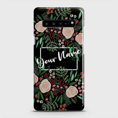 Samsung Galaxy S10 5G Cover - Floral Series - Matte Finish - Snap On Hard Case with LifeTime Colors Guarantee