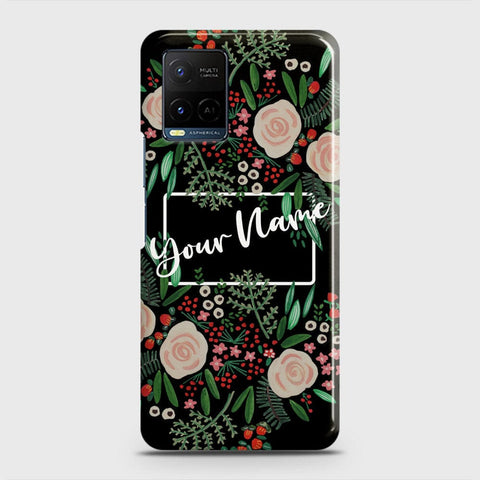 Vivo Y21e Cover - Floral Series - Matte Finish - Snap On Hard Case with LifeTime Colors Guarantee