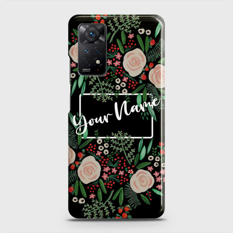 Xiaomi Redmi Note 11 Pro Cover - Floral Series - Matte Finish - Snap On Hard Case with LifeTime Colors Guarantee