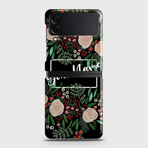 Samsung Galaxy Z Flip 3 5G Cover - Floral Series - Matte Finish - Snap On Hard Case with LifeTime Colors Guarantee