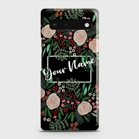 Google Pixel 6 Cover - Floral Series - Matte Finish - Snap On Hard Case with LifeTime Colors Guarantee