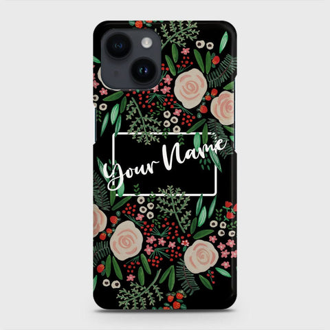 iPhone 14 Plus Cover - Floral Series - Matte Finish - Snap On Hard Case with LifeTime Colors Guarantee
