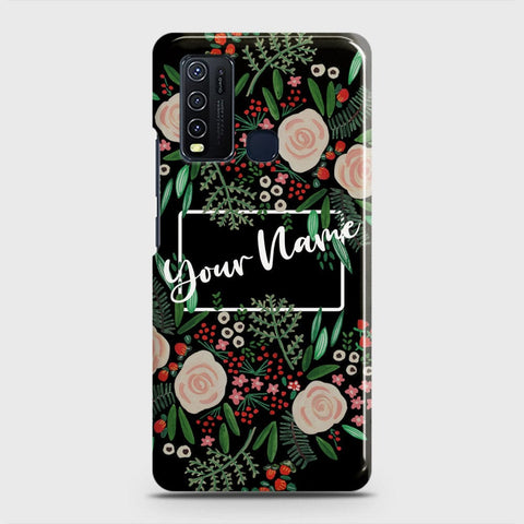 Vivo Y50  Cover - Floral Series - Matte Finish - Snap On Hard Case with LifeTime Colors Guarantee