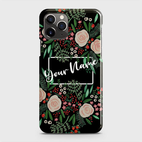 iPhone 11 Pro Cover - Floral Series - Matte Finish - Snap On Hard Case with LifeTime Colors Guarantee