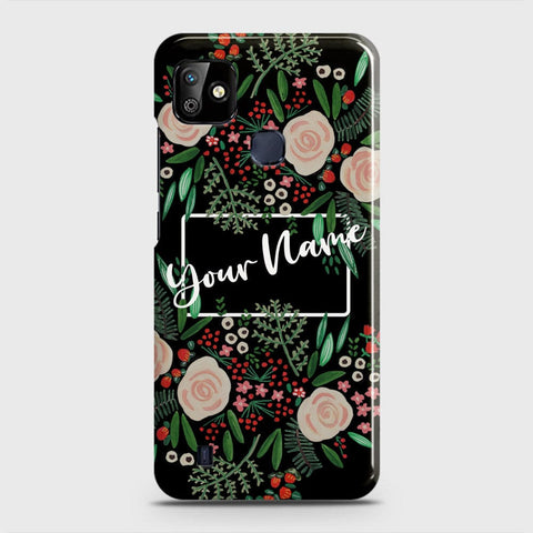 Infinix Smart HD 2021 Cover - Floral Series - Matte Finish - Snap On Hard Case with LifeTime Colors Guarantee