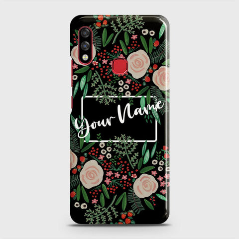 Infinix Hot 7 Pro Cover - Floral Series - Matte Finish - Snap On Hard Case with LifeTime Colors Guarantee