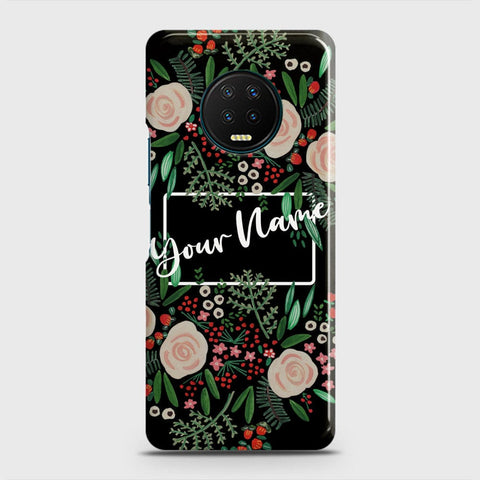 Infinix Note 7 Cover - Floral Series - Matte Finish - Snap On Hard Case with LifeTime Colors Guarantee