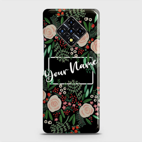 Infinix Zero 8 Cover - Floral Series - Matte Finish - Snap On Hard Case with LifeTime Colors Guarantee