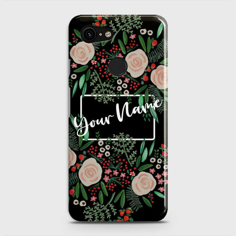 Google Pixel 3 Cover - Floral Series - Matte Finish - Snap On Hard Case with LifeTime Colors Guarantee