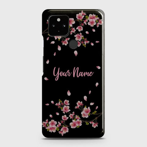 Google Pixel 5 Cover - Floral Series - Matte Finish - Snap On Hard Case with LifeTime Colors Guarantee