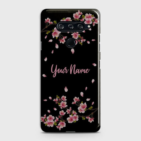 LG V40 ThinQ Cover - Floral Series - Matte Finish - Snap On Hard Case with LifeTime Colors Guarantee