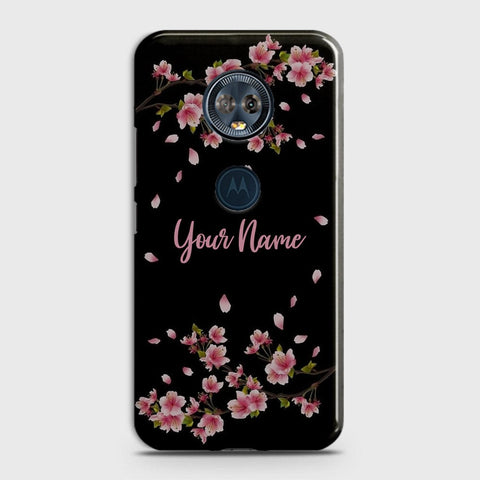 Motorola E5 Plus Cover - Floral Series - Matte Finish - Snap On Hard Case with LifeTime Colors Guarantee
