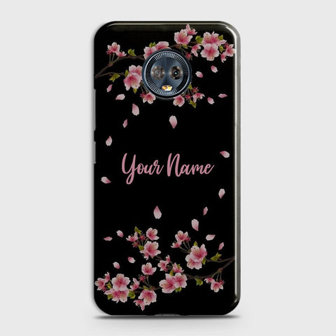 Motorola Moto G6 Plus Cover - Floral Series - Matte Finish - Snap On Hard Case with LifeTime Colors Guarantee