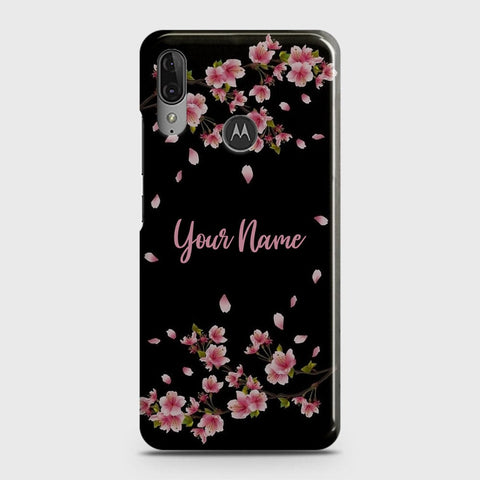 Motorola Moto E6 Plus Cover - Floral Series - Matte Finish - Snap On Hard Case with LifeTime Colors Guarantee