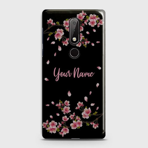 Nokia 6.1 Plus Cover - Floral Series - Matte Finish - Snap On Hard Case with LifeTime Colors Guarantee